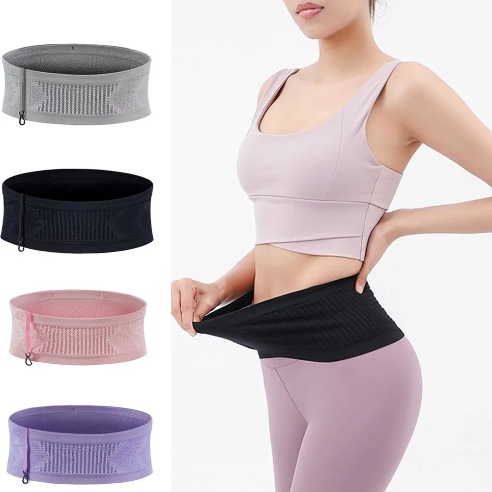 Running Gear Kit - Seamless Invisible Running Waist Belt Bag
