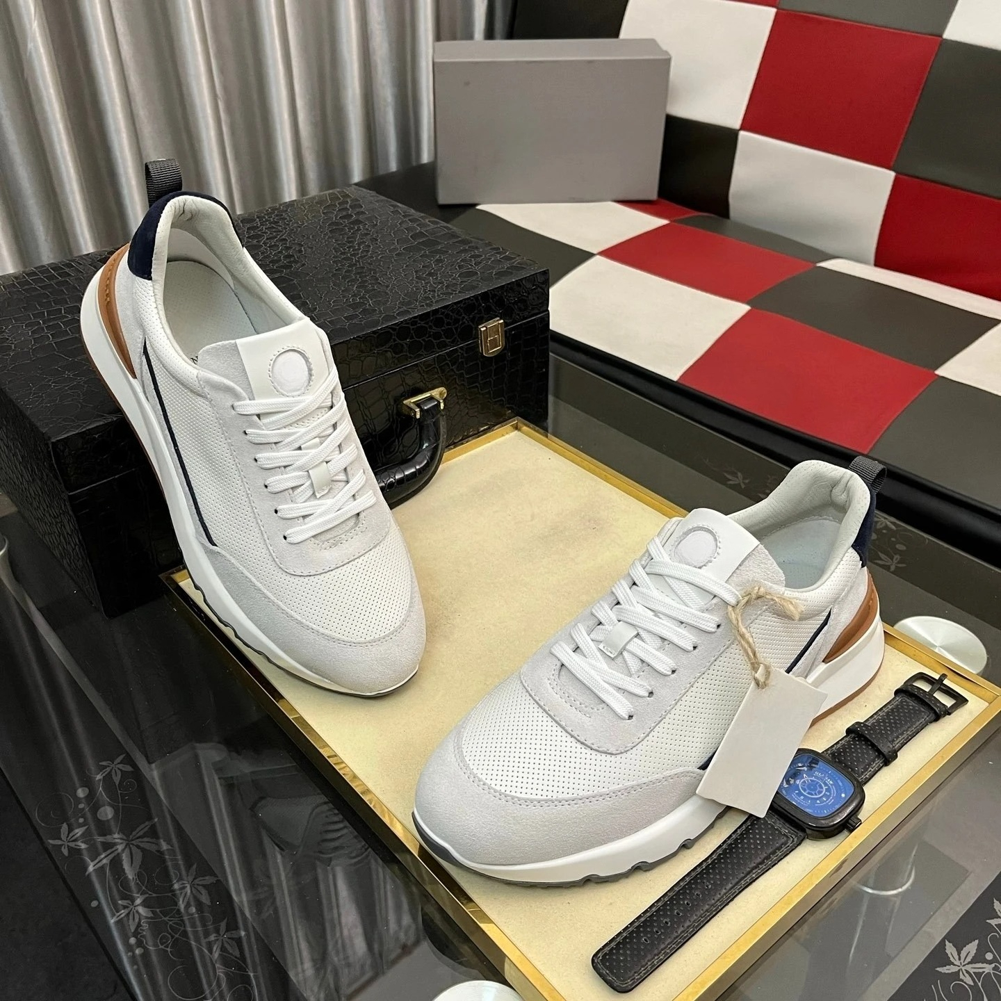 Luxury Men's Shoes, Handcrafte - Running Gear Shoes ulasan dan harga