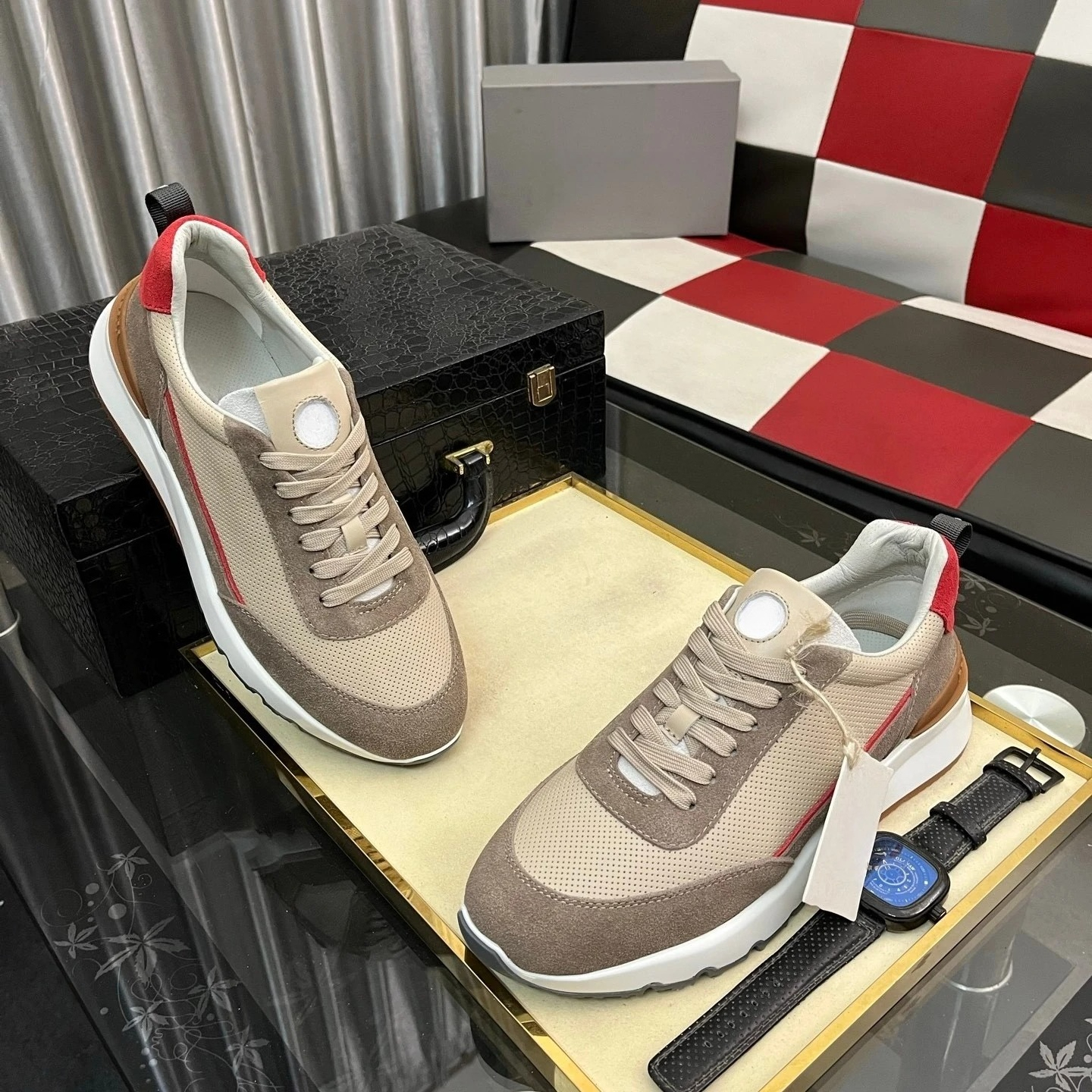 Luxury Men's Shoes, Handcrafte - Running Gear Shoes ulasan dan harga