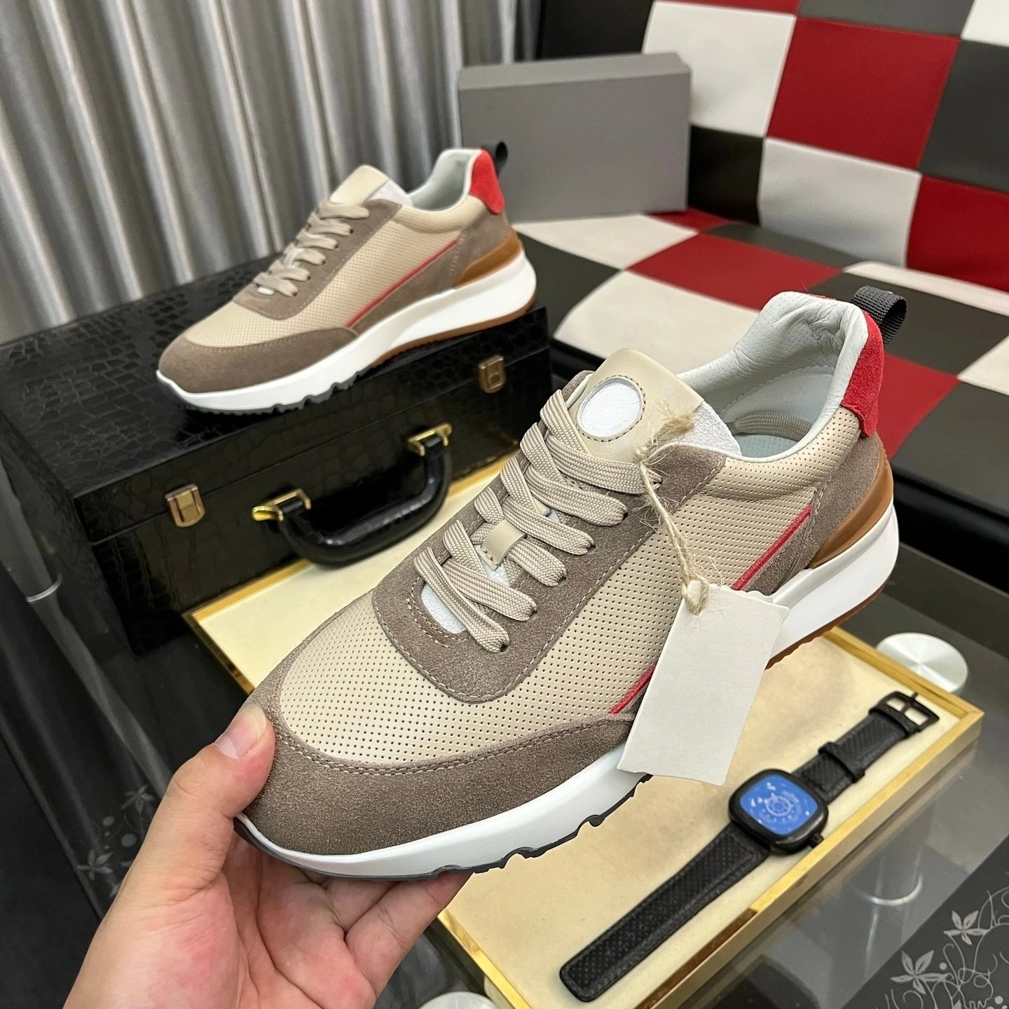 Luxury Men's Shoes, Handcrafte - Running Gear Shoes ulasan dan harga