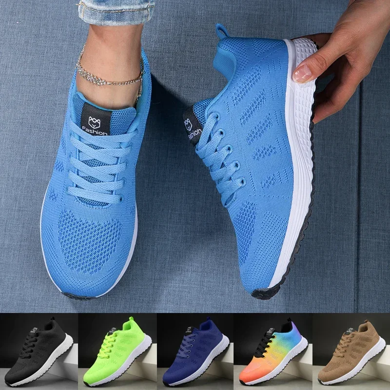 Women's Sneakers Breathable Kn - Running Gear Shoes ulasan dan harga