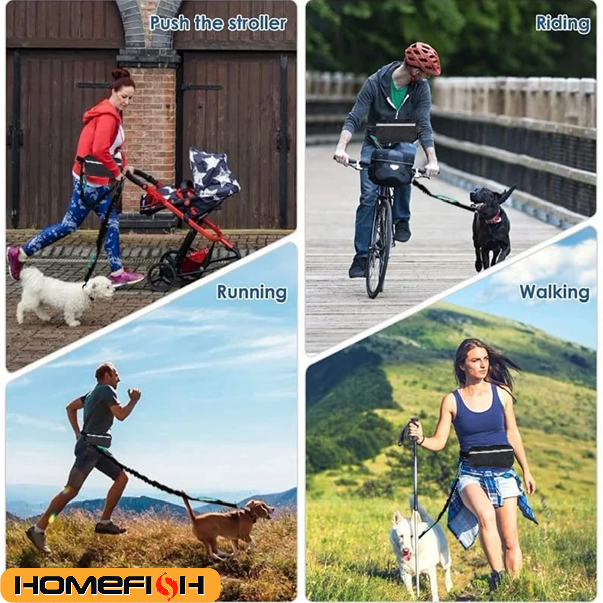 Pet Leash Pet Supplies Hands-F - Running Gear Dog ulasan dan harga