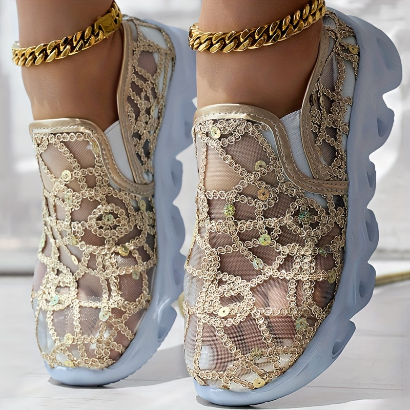 Women Sneakers New Lace Flats  - Running Gear Shoes ulasan dan harga