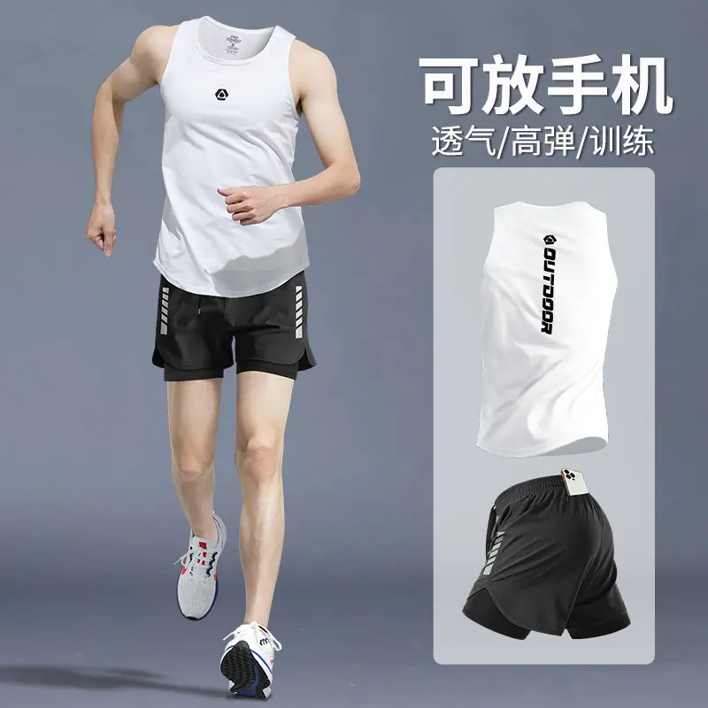 Men's Summer Running Set - Pro - Running Gear Quick Dry ulasan dan harga