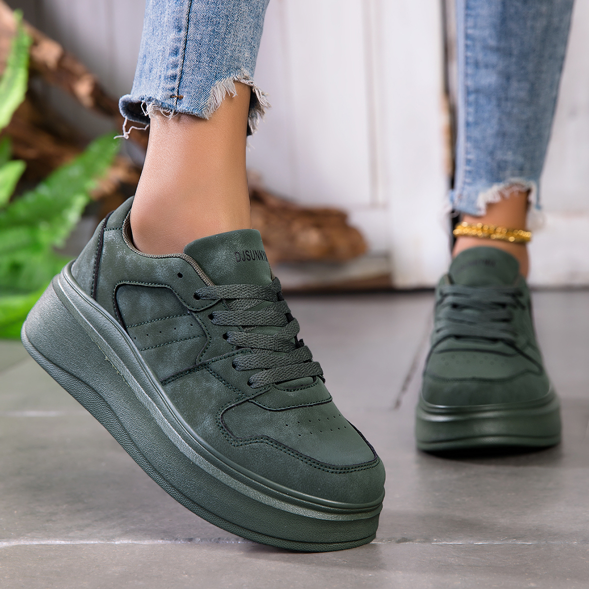 Women's Vulcanize Shoes Flat C - Running Gear Shoes ulasan dan harga